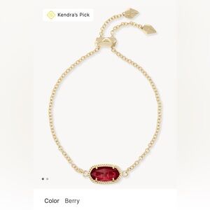 Kendra Scott Elaina Bracelet Berry